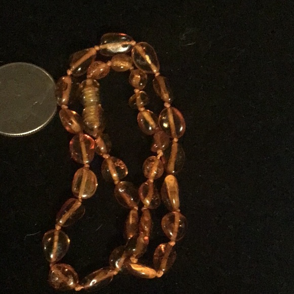 Honey Baltic Amber Baby Necklace - Picture 5 of 5